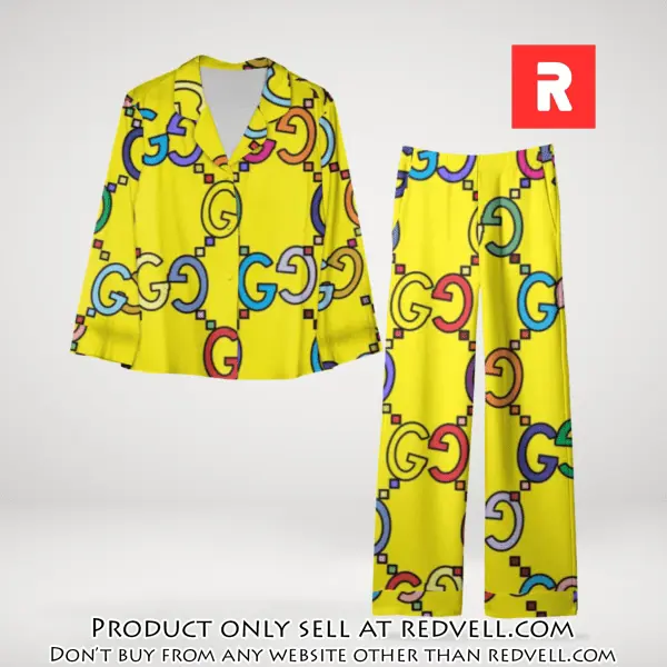 Trending luxury gc satin pajama set pjs1060 rv5546288